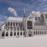 3d model for the restoration of Notre-Dame Cathedral